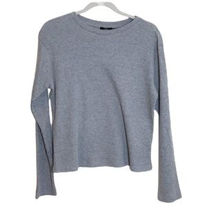 RDI Grey Estilo Waffle Knit Top